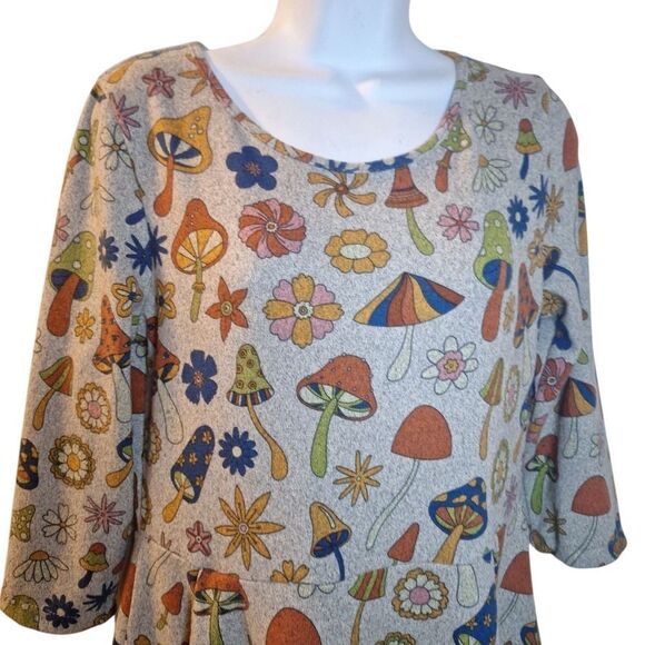 LA Soul Mushroom dress fit and flare size M - Picture 3 of 7